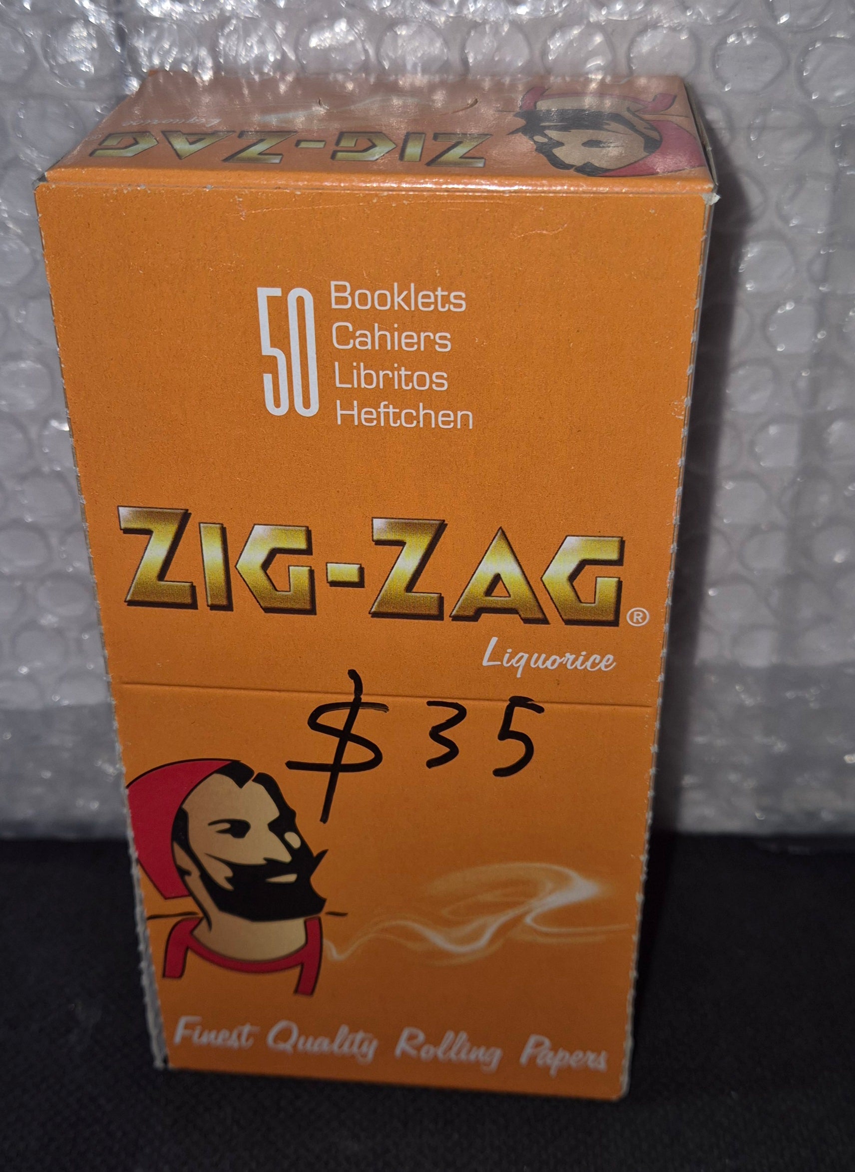 ZIG-ZAG Liquorice Papers Orange 50 PER PACK