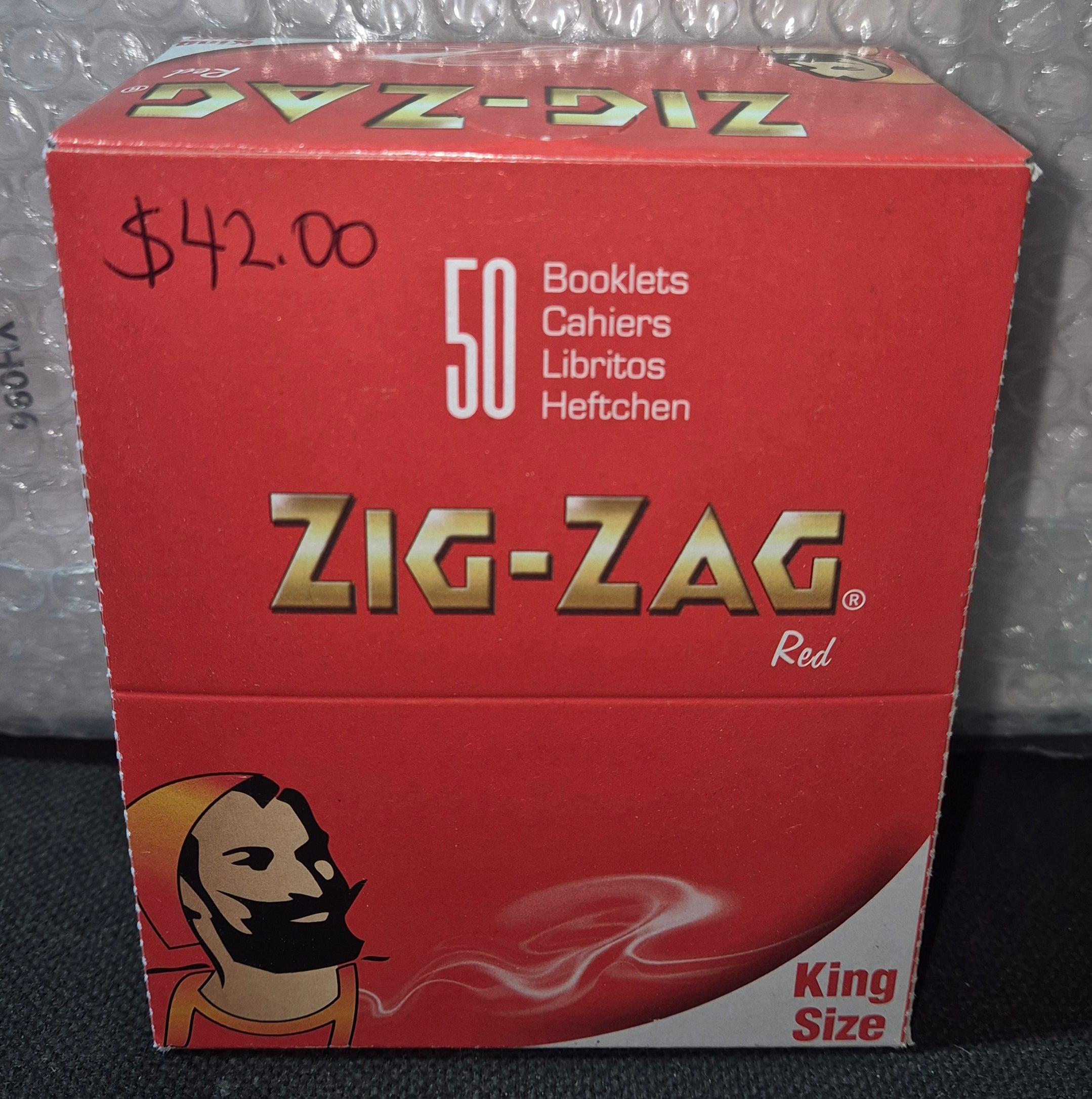 ZIG-ZAG Red King Size 50 PER PACK