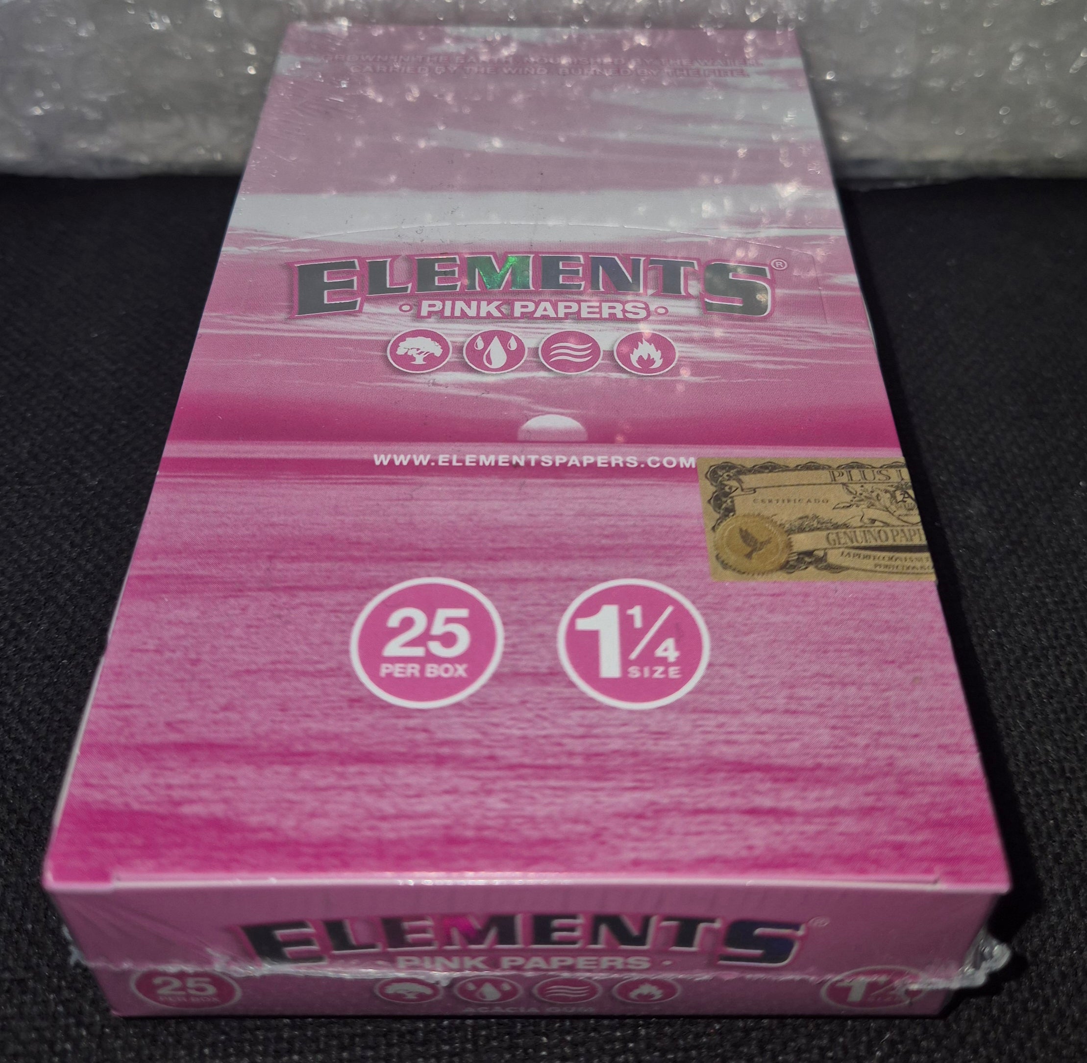 ELEMENTS Pink Papers 25 PER BOX 1¼