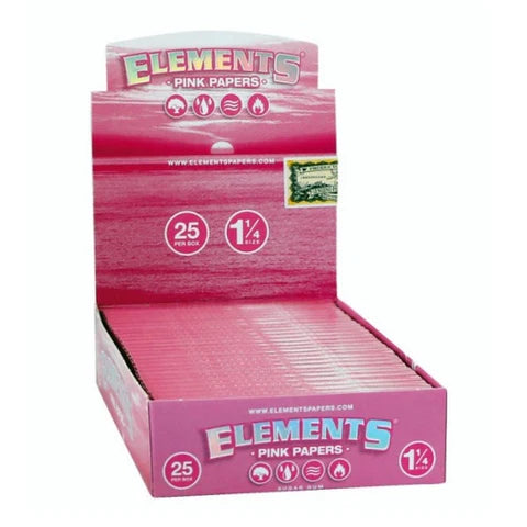 ELEMENTS Pink Papers 25 PER BOX 1¼