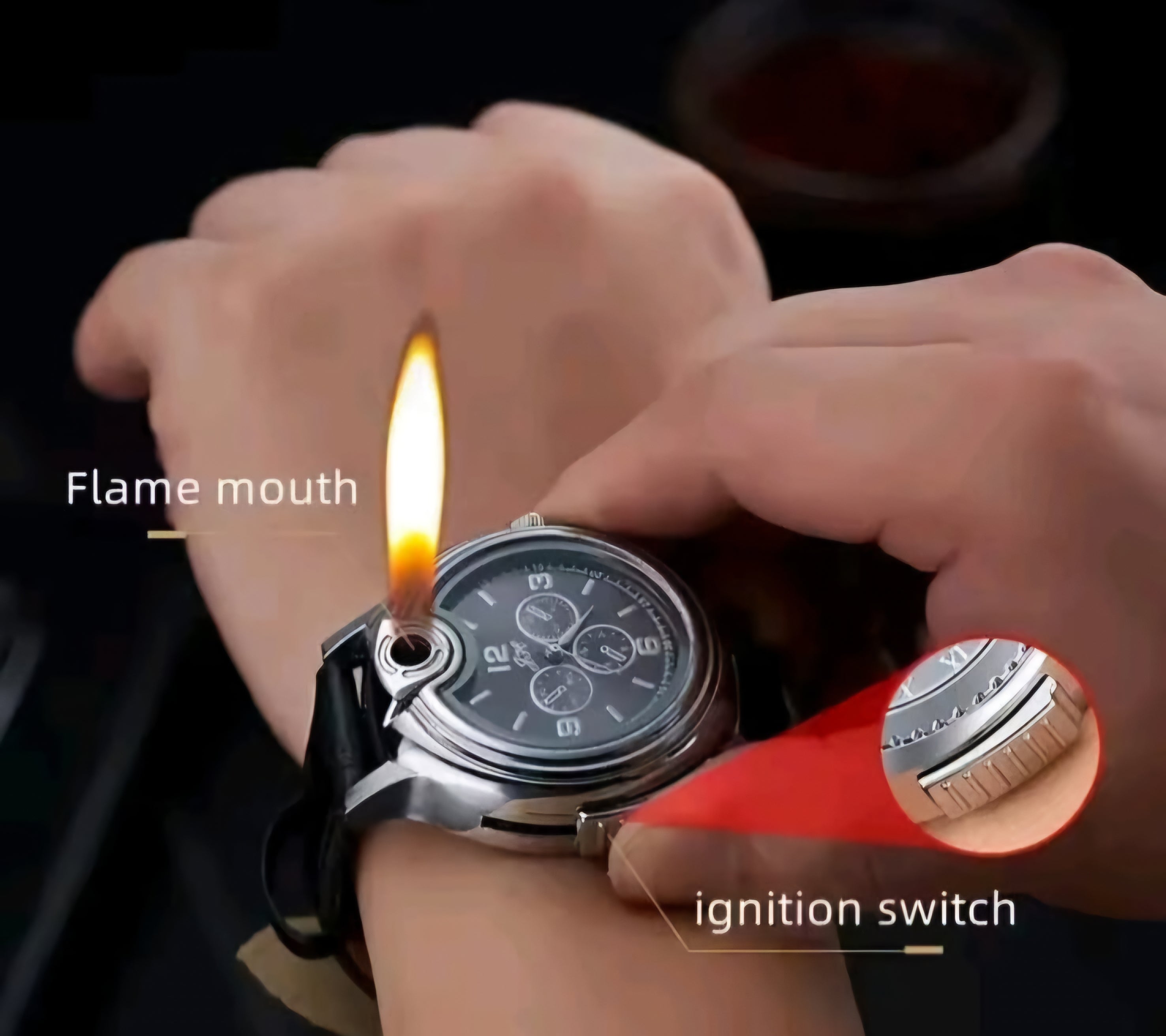 Wristwatch Lighters 30 PEAR PER BOX