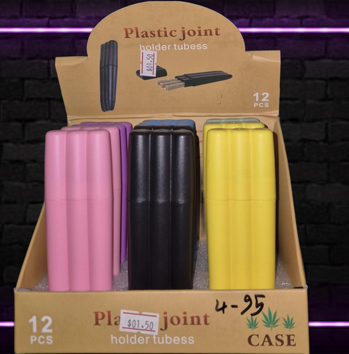 3-TUBE STORAGE CASE, PRE-ROLLED CONES 12 PER PACK