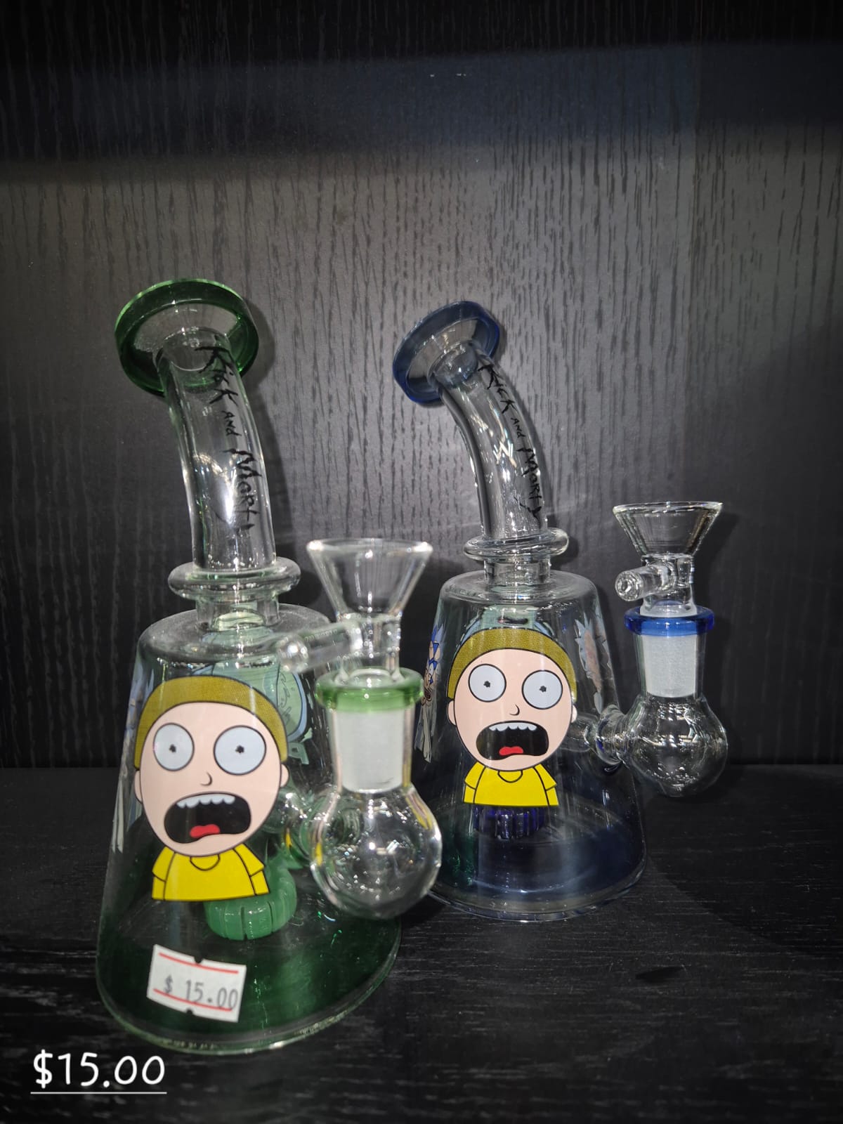 QUIRKY RICK AND MORTY WATER PIPE 25 PER BOX
