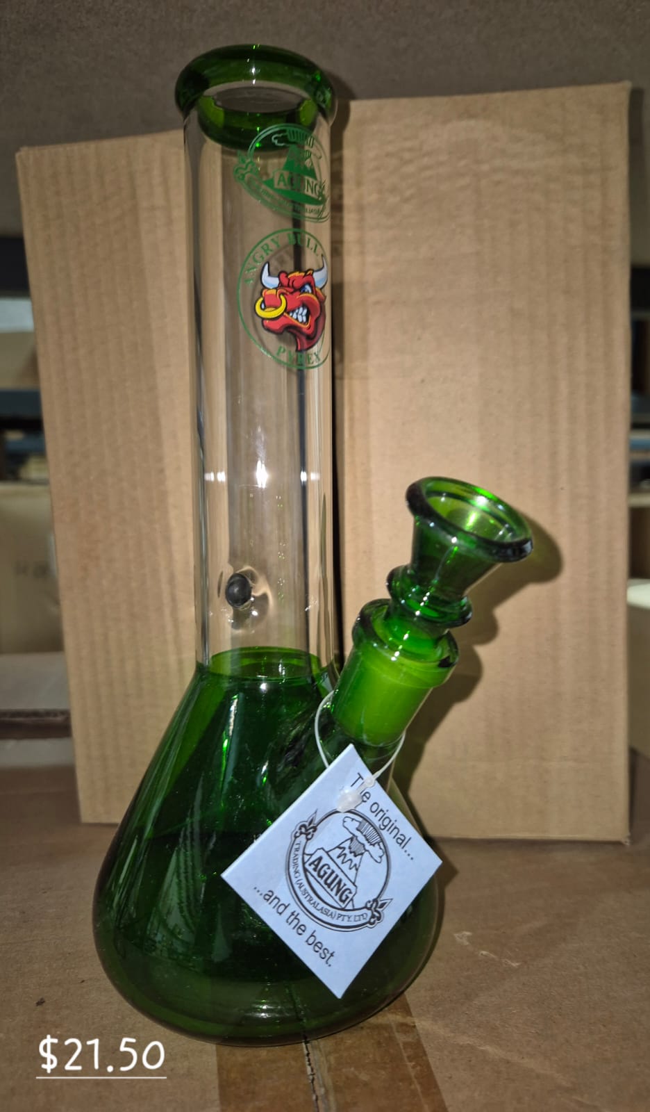 GLASS WATER PIPE 25 PER BOX