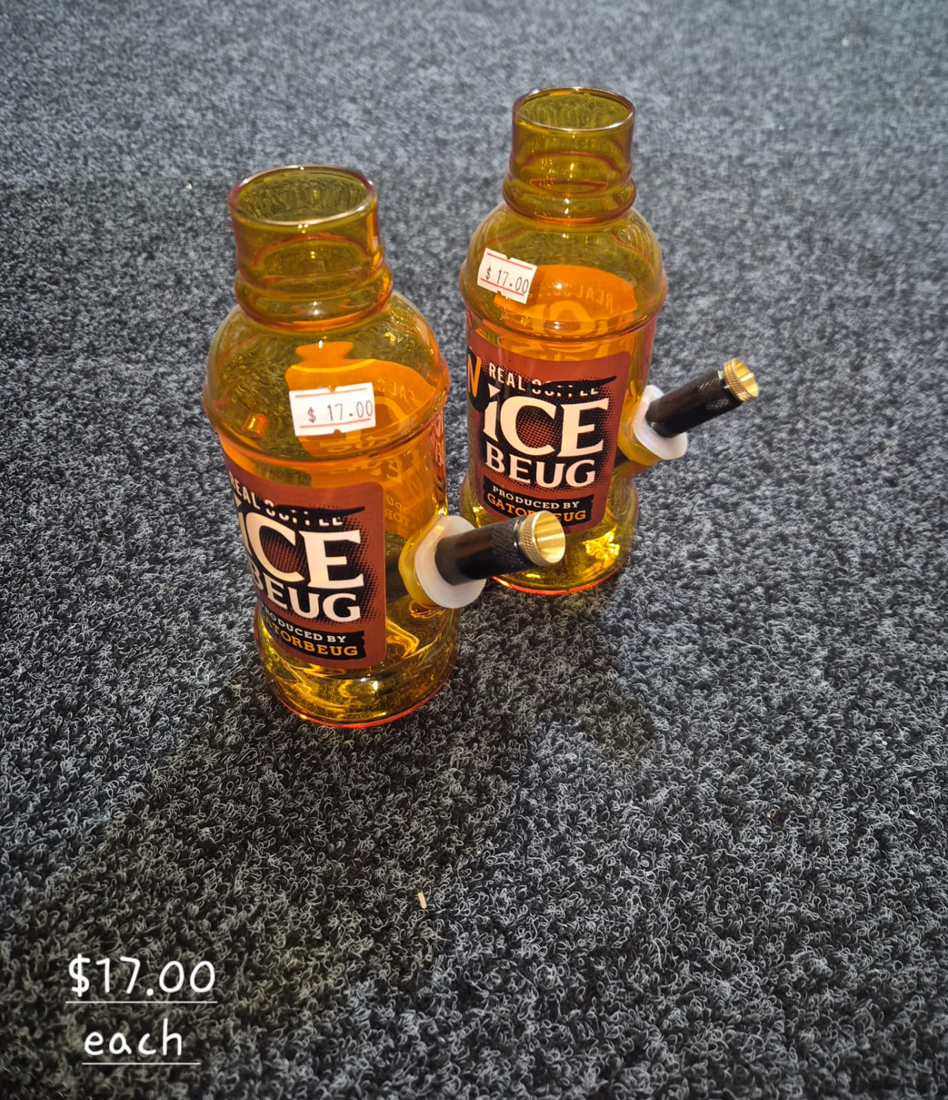 ICE BUG GLASS WATER PIPE 25 PER BOX