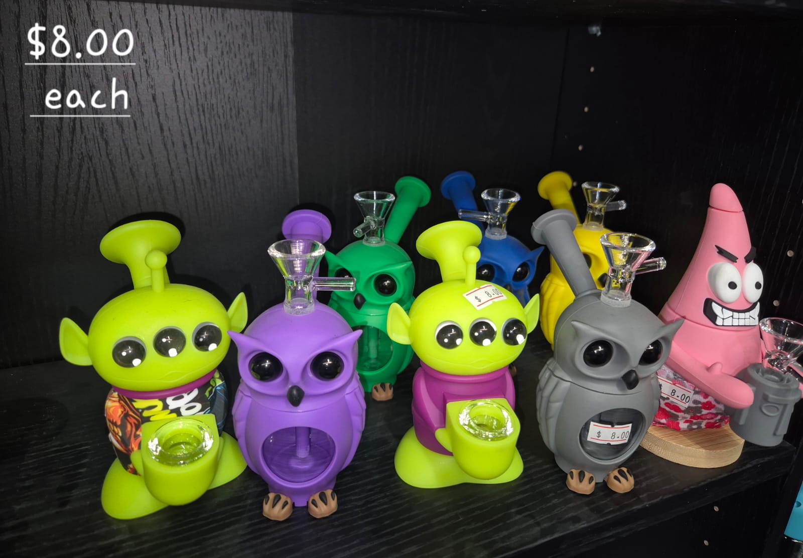 GLASS WATER PIPES 25 PER BOX