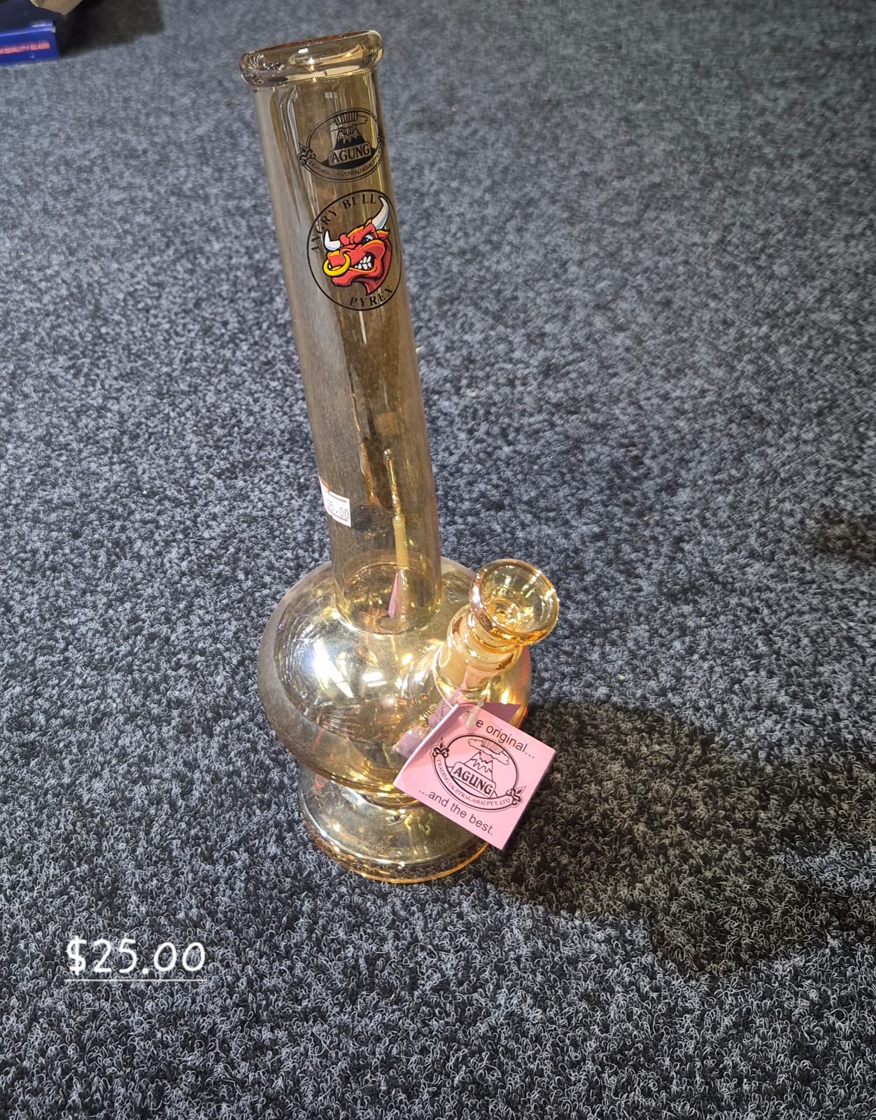 GLASS WATER PIPE 25 PER BOX