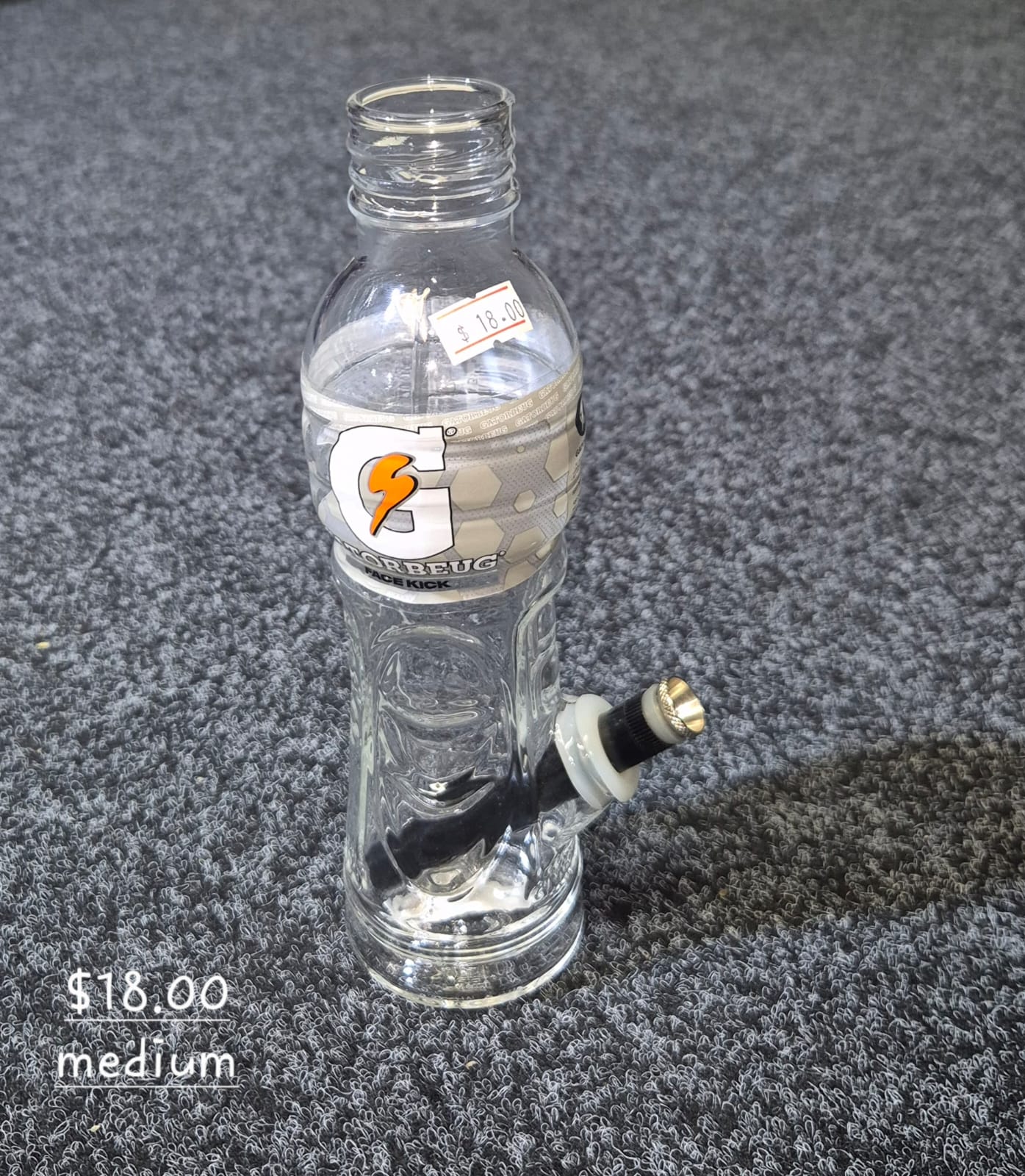 GLASS WATER PIPE BOTTLE 25 PER BOX